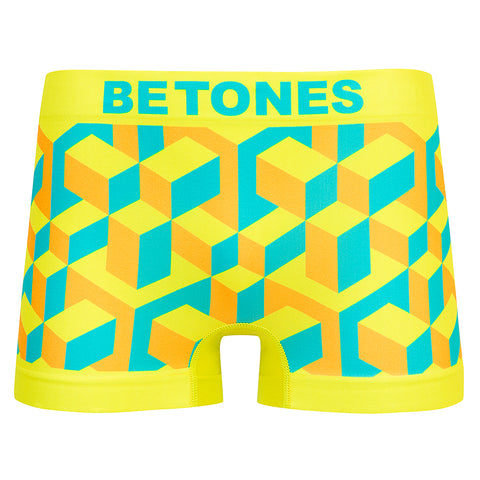 Busy Bee Softer Than Cotton Boxer Brief // Blue + Yellow (S